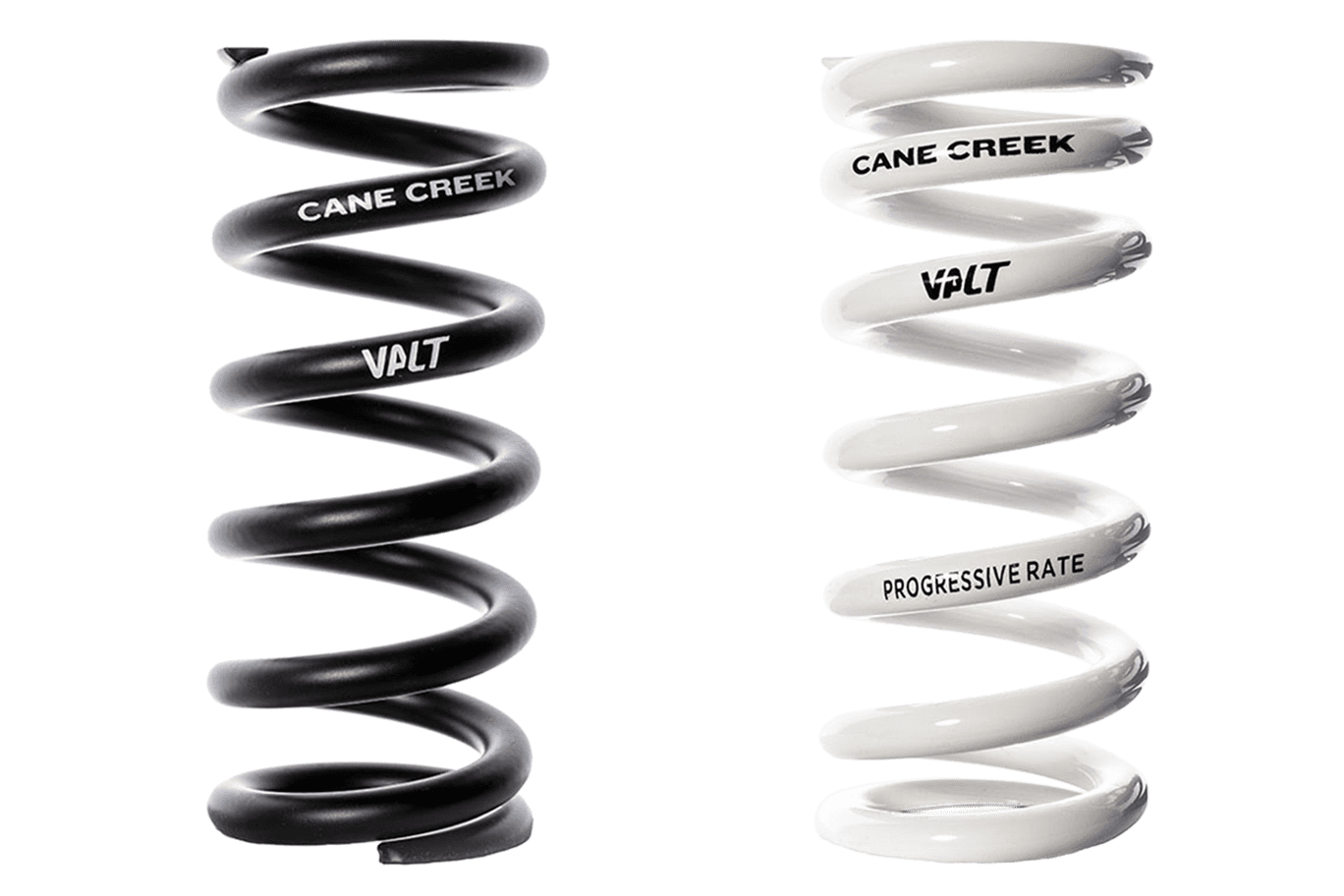 Cane Creek Progressive-Rate VALT Mountain Bike Coil Shock Spring White 