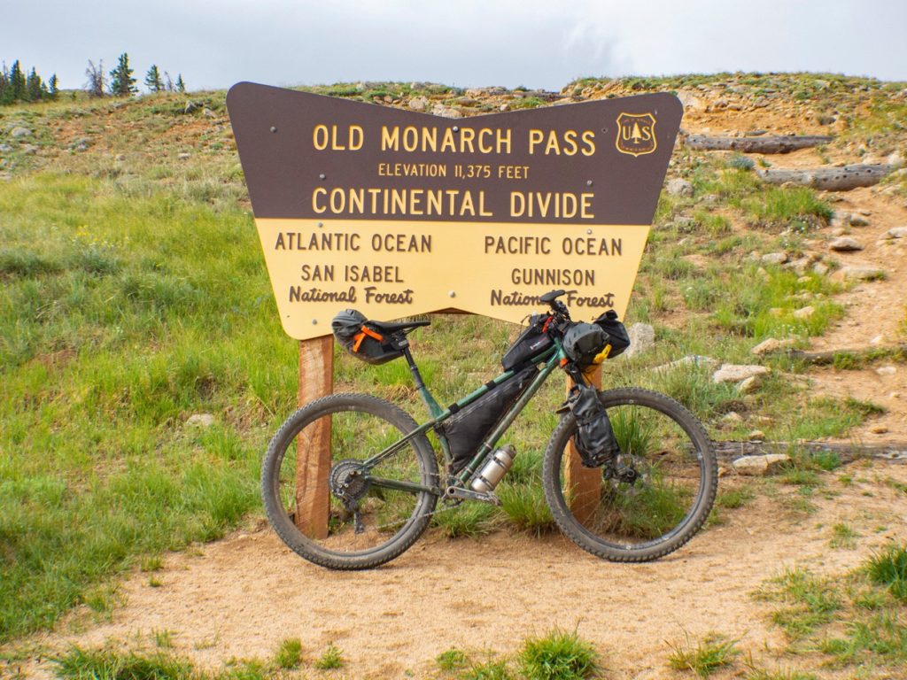 bikepacking Old Monarch Pass